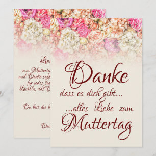 Carte Merci d'être là - Fête des Mères