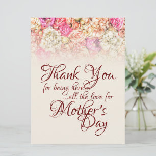 Carte Merci d'être là - Fête des Mères