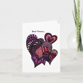 Carte Merci d'être mon ami valentin