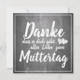 Carte Merci d'être vous ! Tableau de bord de la fête des