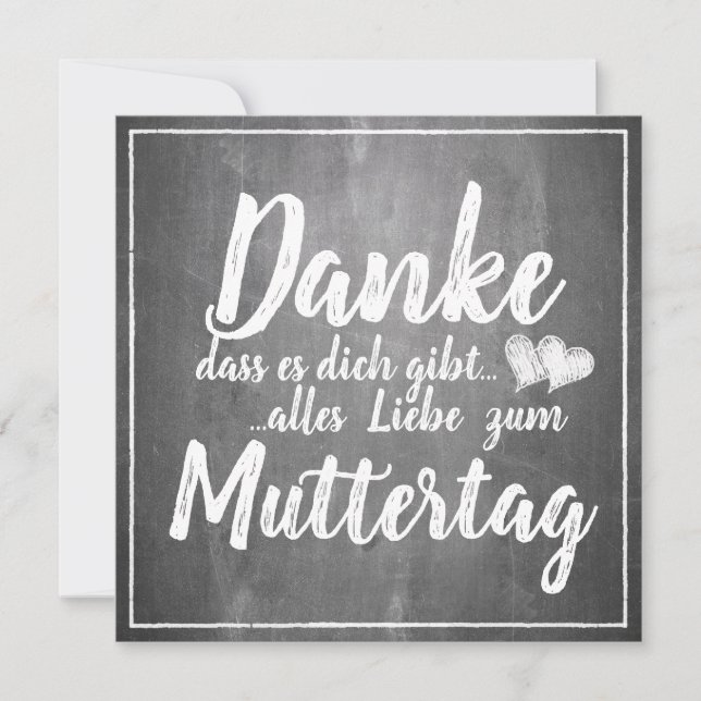 Carte Merci d'être vous ! Tableau de bord de la fête des (Devant)