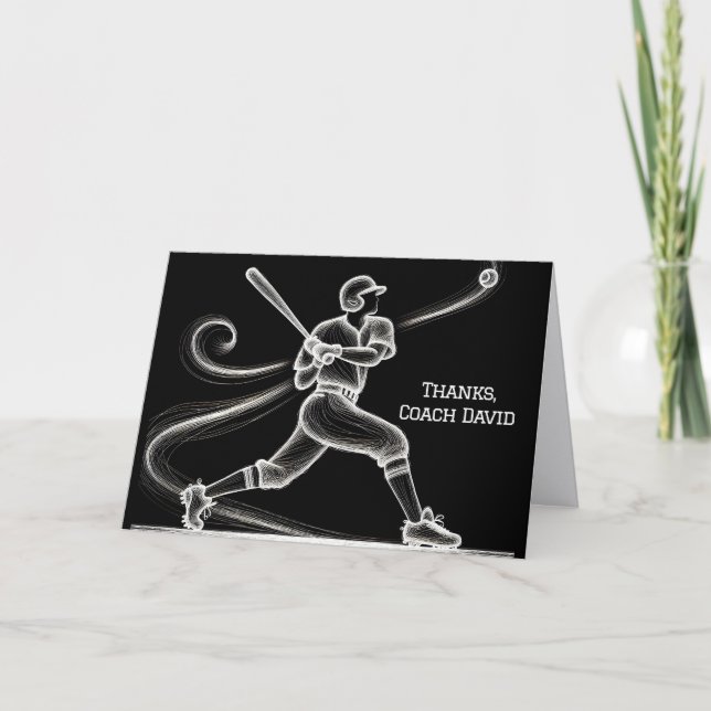 Carte Merci du joueur de baseball Neon (Devant)