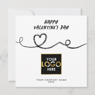 Carte Merci du logo Heureuse Sainte-Valentin