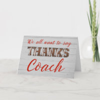 Merci Entraîneur De Football De Us Football Lettre