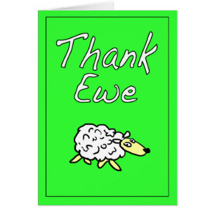 Carte Merci Ewe (You) - Personnaliser le message à