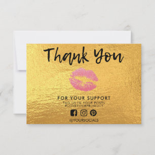 Carte Merci Gold Parties scintillant Liquides Média Inse