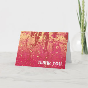 Carte Merci Grunge Urban Sunrise Card