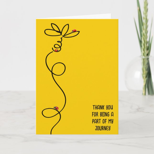 Carte Merci Ladybugs Et Daisy (Devant)