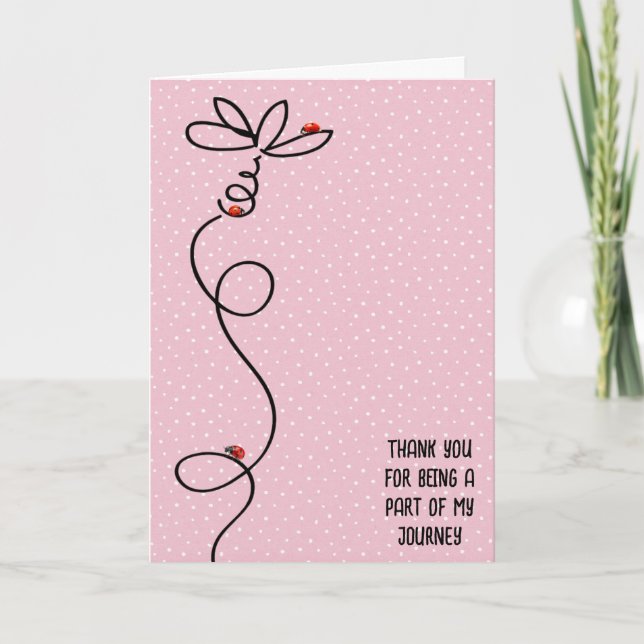 Carte Merci Ladybugs Sur Daisy Doodle (Devant)