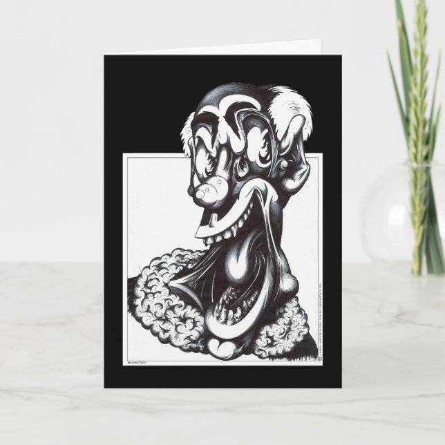 Carte Merci le clown (Devant)