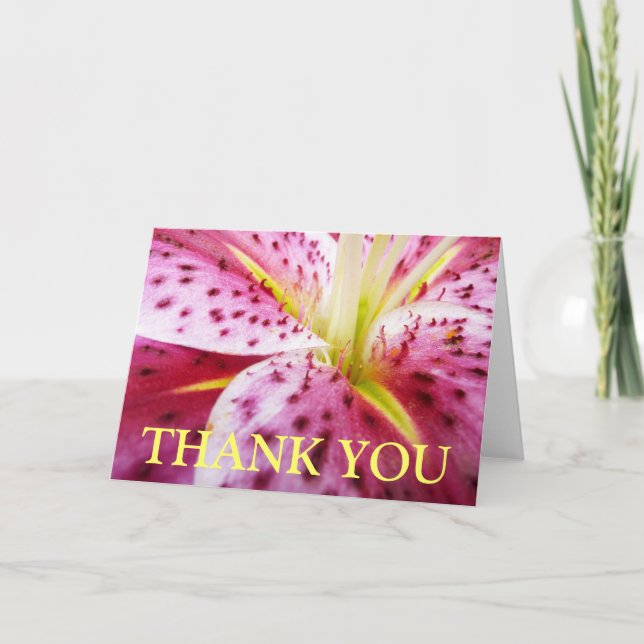 Carte Merci Lily Stargazer (vide à l'intérieur) (Devant)