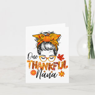 Carte Merci Nana Pour Les Femmes Tombent Thanksgiving Me