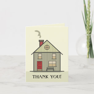 Carte Merci noir à l'intérieur de la nouvelle maison