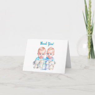 Carte Merci Notes pour un Baby shower ou un nouveau cade