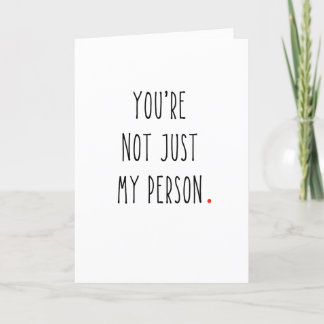 Carte Merci ou Love You pour Partenaire ou Bestie