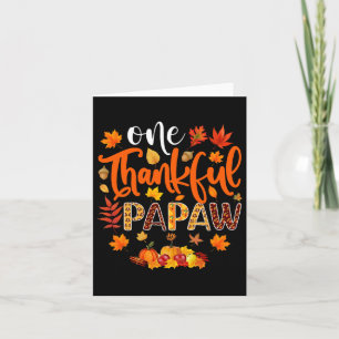 Carte Merci Papaw Fun Automne Automne Thanksgiving