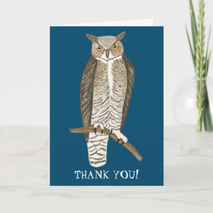 Carte Merci PERSONNALISÉ GRAND NOMBRE D'OWL !