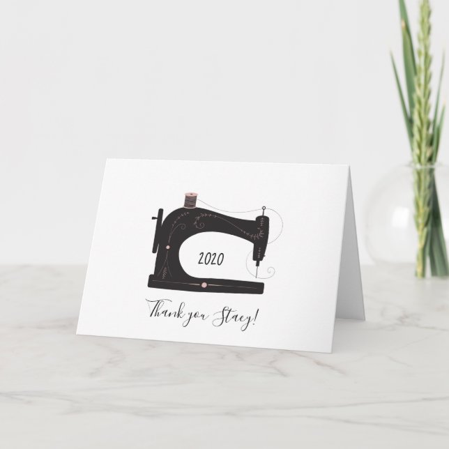 Carte Merci personnalisé pour le don de masques (Devant)