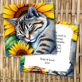 Carte Merci pour être là Personnalisé