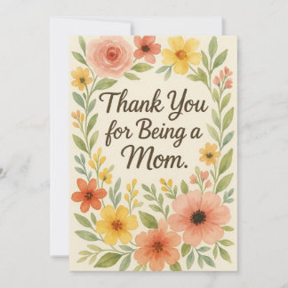 Carte "Merci pour être une maman" - Les Golden Gir