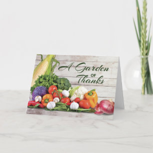 Carte Merci pour le partage de légumes et de produits de