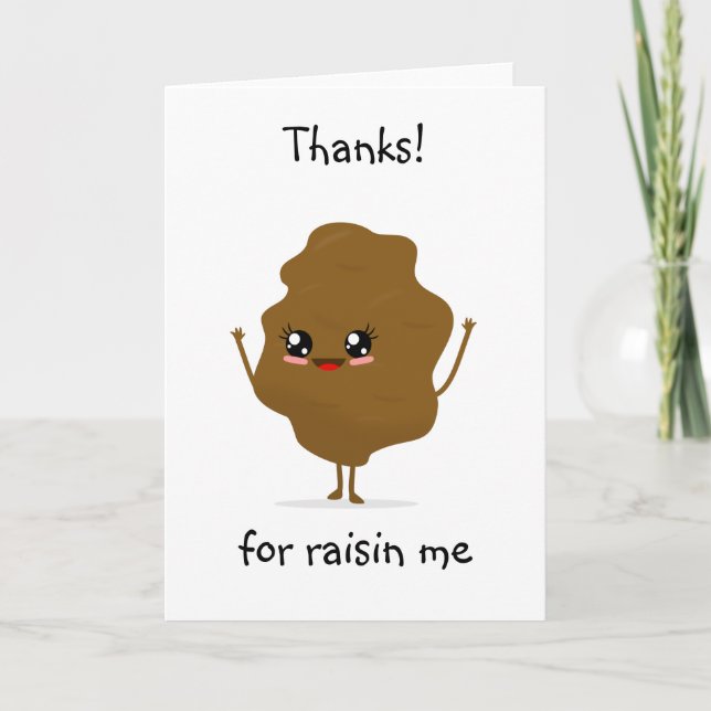 Carte Merci pour le raisin (Devant)