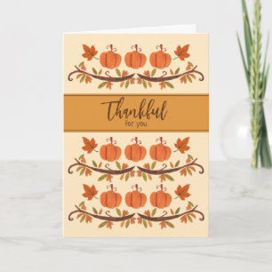 Carte Merci Pour Vos Vacances Bons thanksgivings