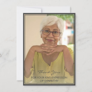 Carte Merci Pour Votre Genre Expression De Sympathie