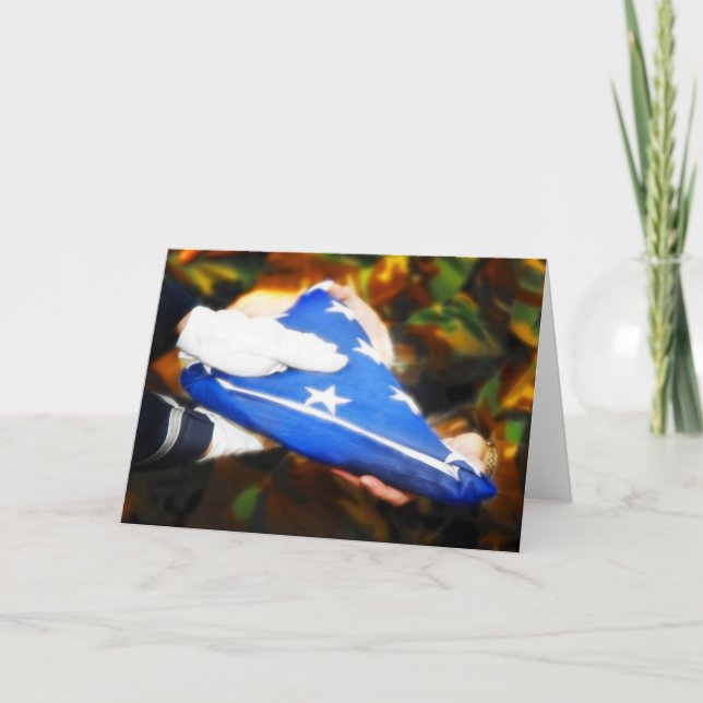 Carte Merci pour votre service (Devant)