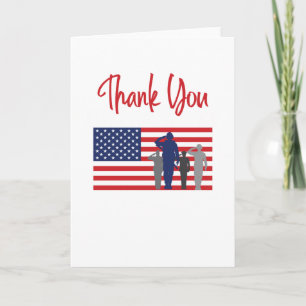 Carte Merci pour votre vétéran patriote de service