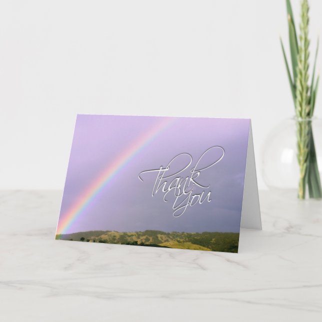 Carte Merci Rainbow Wings (Devant)