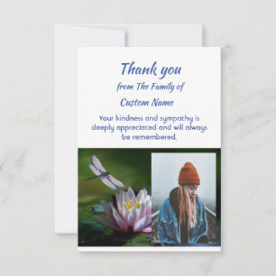 Carte Merci Sympathie Dragonfly Art