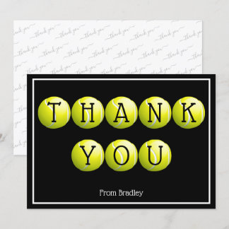 Carte Merci Tennis personnalisé