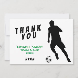 Carte Merci vert Football Football