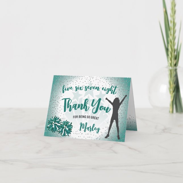 Carte Merci vert pour l'anniversaire (Devant)