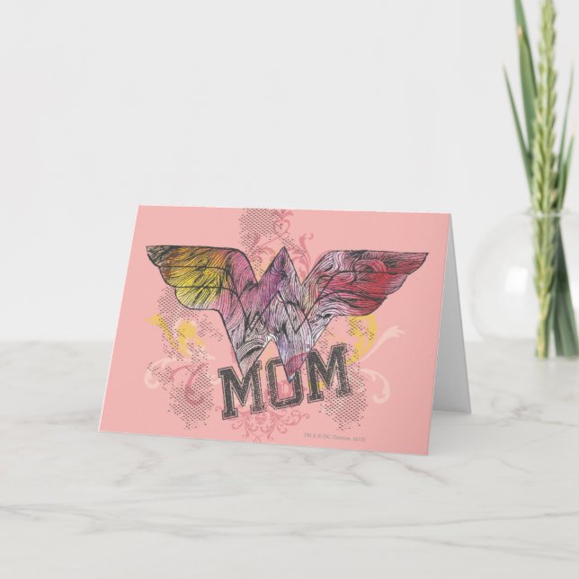 Carte Merde Maman Médias Mixtes (Devant)