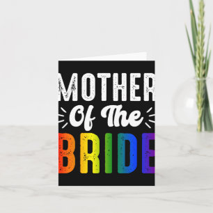Carte Mère De La Mariée Gay Lesbienne Mariage Lgbt Pride