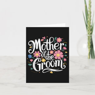 Carte Mère Du Groom Floral De Mariée Pour Mariage