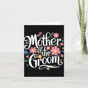 Carte Mère Du Groom Floral De Mariée Pour Mariage