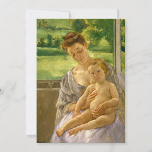 Carte Mère et enfant   Mary Cassatt