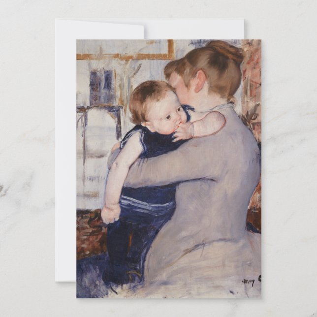 Carte Mère et enfant Mary Cassatt (Devant)