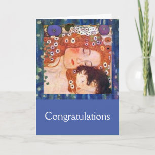 Carte Mère et enfant par Klimt