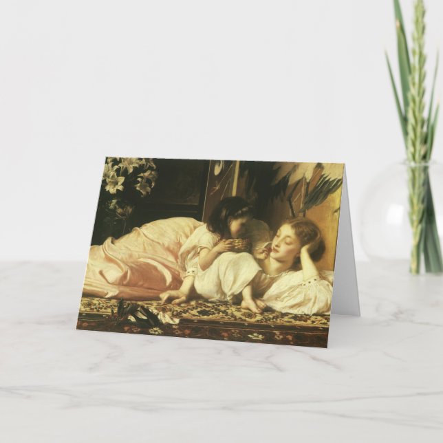 Carte Mère et enfant par Leighton, Bonne Fête des Mères (Devant)