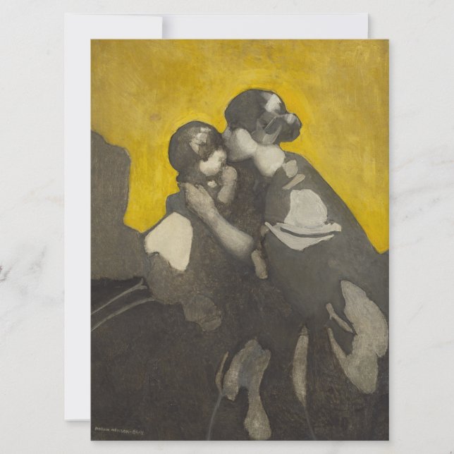 Carte Mère et enfant (par Norah Neilson Grey) (Devant)