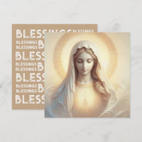 Mère Marie Dans Les Tons Blanc Doux