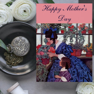 Carte Mère vintage et enfant