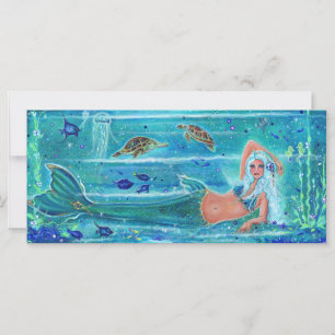 Carte Mermaid Calypso art par Renee Lavoie