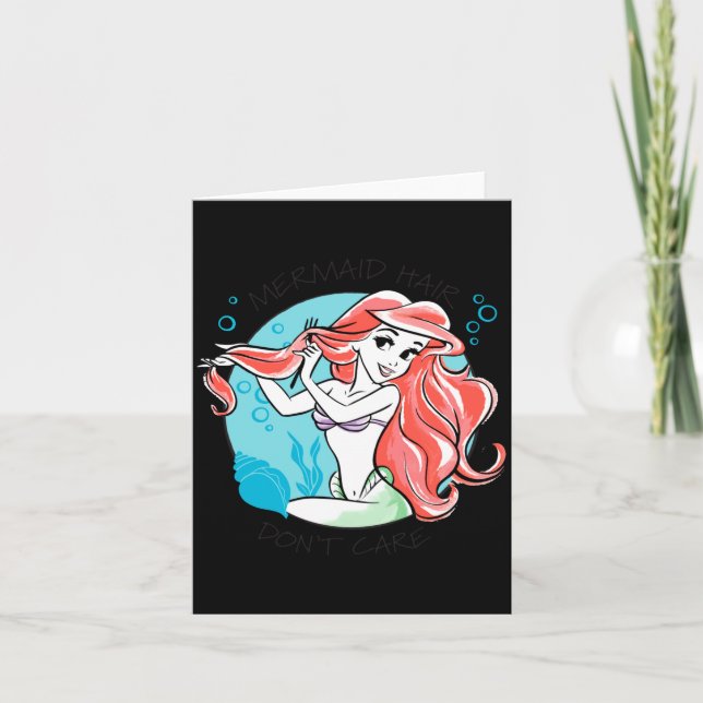 Carte Mermaid Hair Dont Care  (Devant)