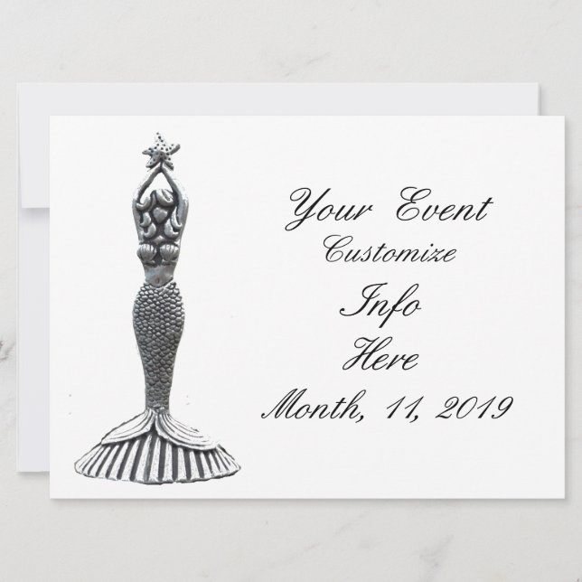 Carte Mermaid Holding Star Thunder_Cove (Devant)