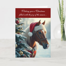 Carte Merry and Mane Christmas Card